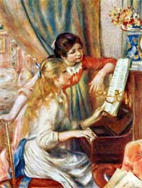 Renoir - M�dchen am Klavier